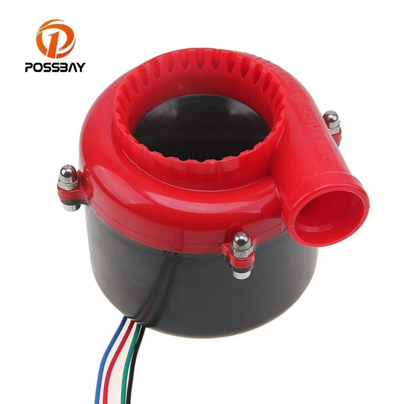 

POSSBAY Universal Car Turbo Audio Snail Type Fake Dump Electronic Turbo Blow Off Hooter Valve Analog Sound BOV For Fiat Ford KIA