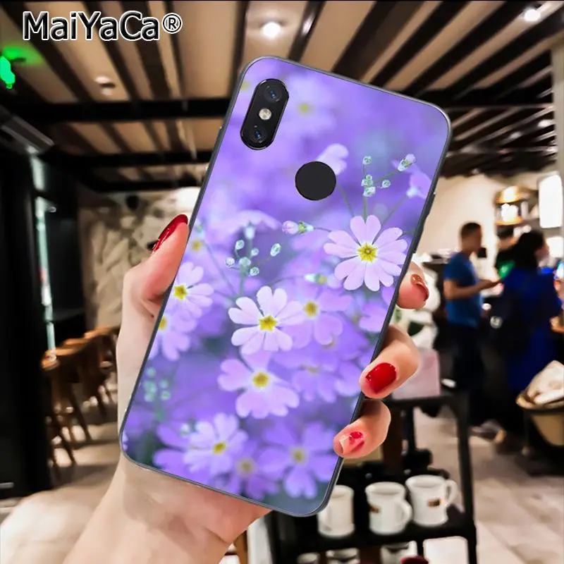 MaiYaCa Бесконечность на фиолетовый цветочный узор чехол для телефона Xiaomi Redmi8 4X 6A Redmi