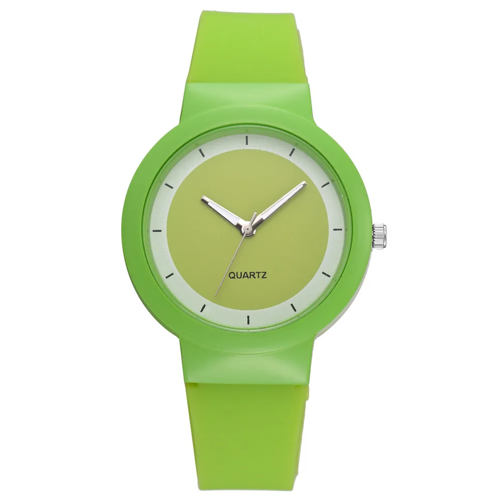 Женские кварцевые наручные часы reloj mujer модный силиконовый ремешок Кварцевые