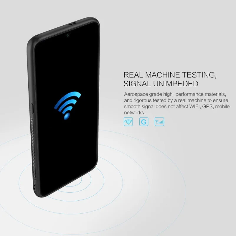 Для Xiaomi Mi9 Чехол Nillkin Синтетическое волокно Углеродистый пластик PP Задняя крышка