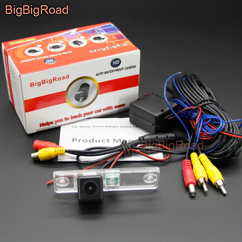 Камера заднего вида BigBigRoad для Toyota Hilux Surf Innova 2002 2012 / Land Cruiser Prado LC150 Fortuner Sequoia 4Runner