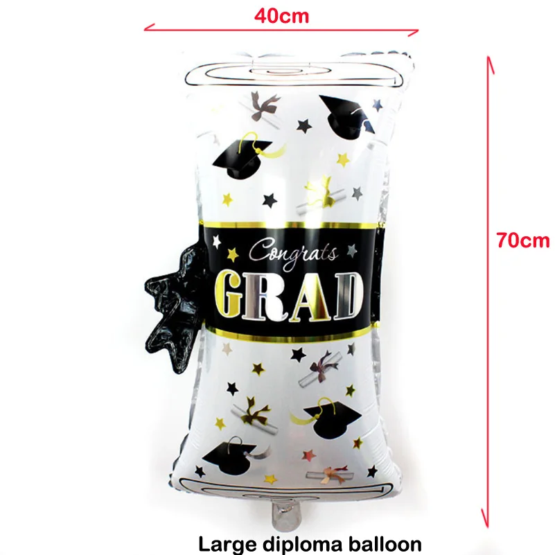 18inch graduation party balloon -Large diploma balloon