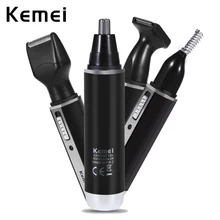 Kemei KM - 6630 4 in 1 Nose Hair Beard Eyebrow Rechargeable Electric Trimmer Electric Nose Trimmer Ear Shaver Hair Cliper цена Kemei KM - 6630 4 in 1 Nose Hair Beard Eyebrow Rechargeable Electric Trimmer Electric Nose Trimmer Ear Shaver Hair Cliper цены онлайн