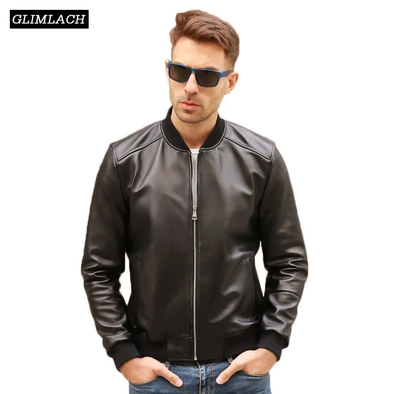 Large Size 5XL Sheepskin Slim Aviation Genuine Leather Bomber Jacket Men Real Leather Flights Jacket Black Aviator Pilot Coats Large Size 5XL Sheepskin Slim Aviation Genuine Leather Bomber Jacket Men Real Leather Flights Jacket Black Aviator Pilot Coats