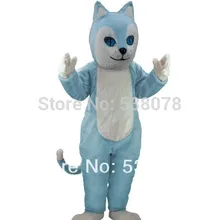 Custom Cute Blue Cat талисман костюм Взрослый размер тема карнавал вечеринка, косплей Маскотте наряд костюм кунг-фу панды EMS отправка SW980