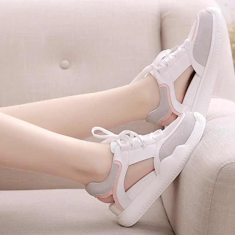 Thick inner bottom increase student shoes sports sandals women shoes