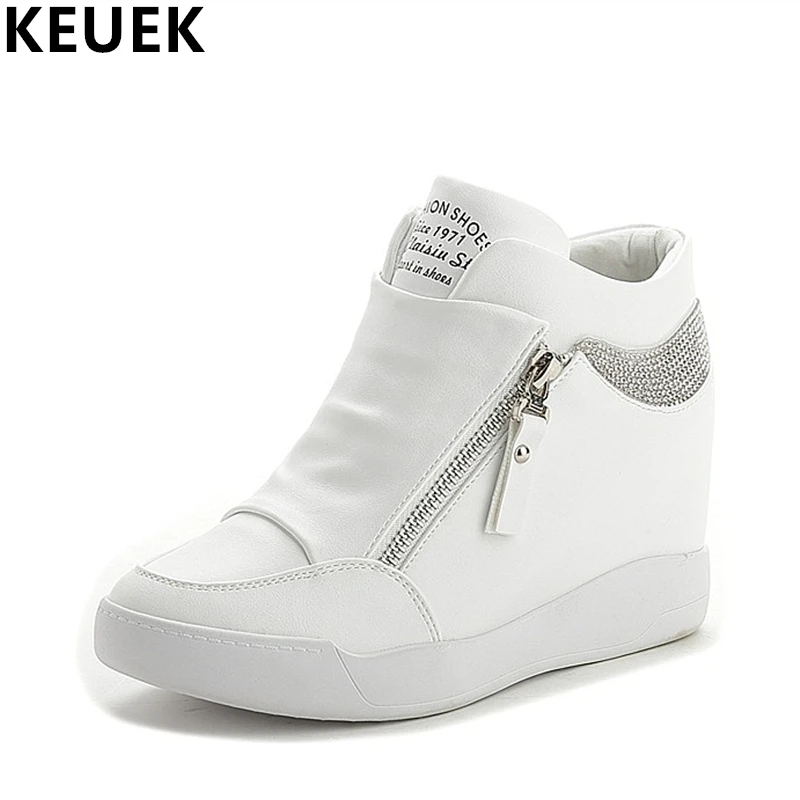 women's casual shoes with zipper