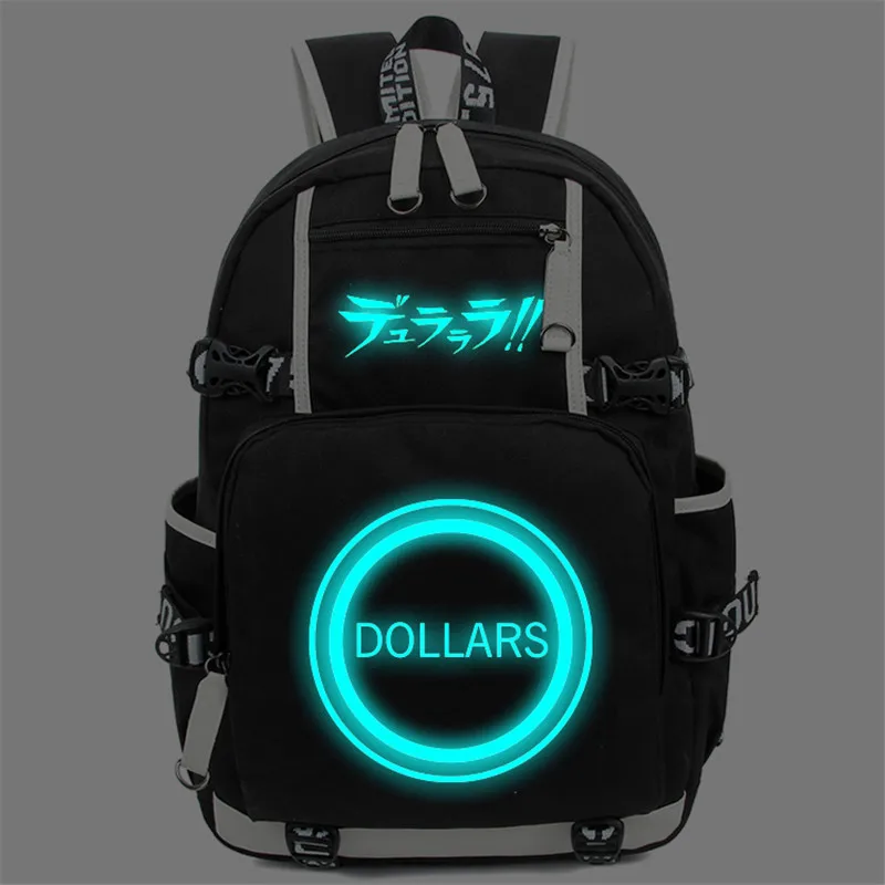 Рюкзак для ноутбука Durarara нейлоновый вместительный студентов аниме|bag atmosphere|backpack
