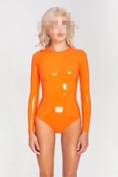 latex swimming costume