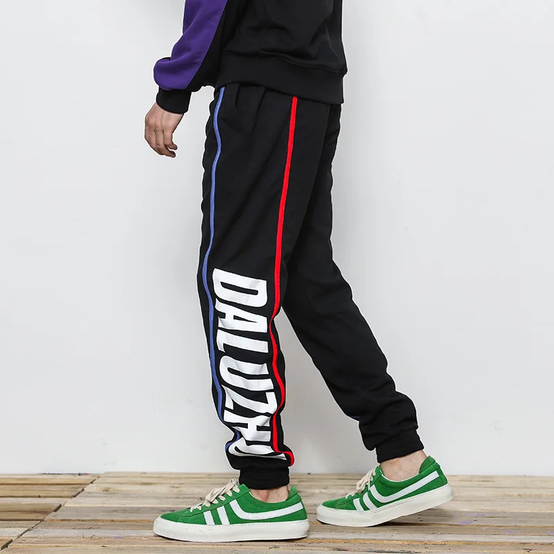 

Men clothes 2018 Fashion Hip Hop Men Pants Lace up Joggers Pants pantalon hombre Loose Streetwear Trousers Mens sweatpants