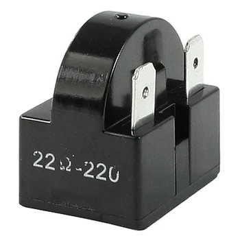 

AUTO -22 Ohm Resistance 3 Pin Terminals Refrigerator PTC Starter Relay Black
