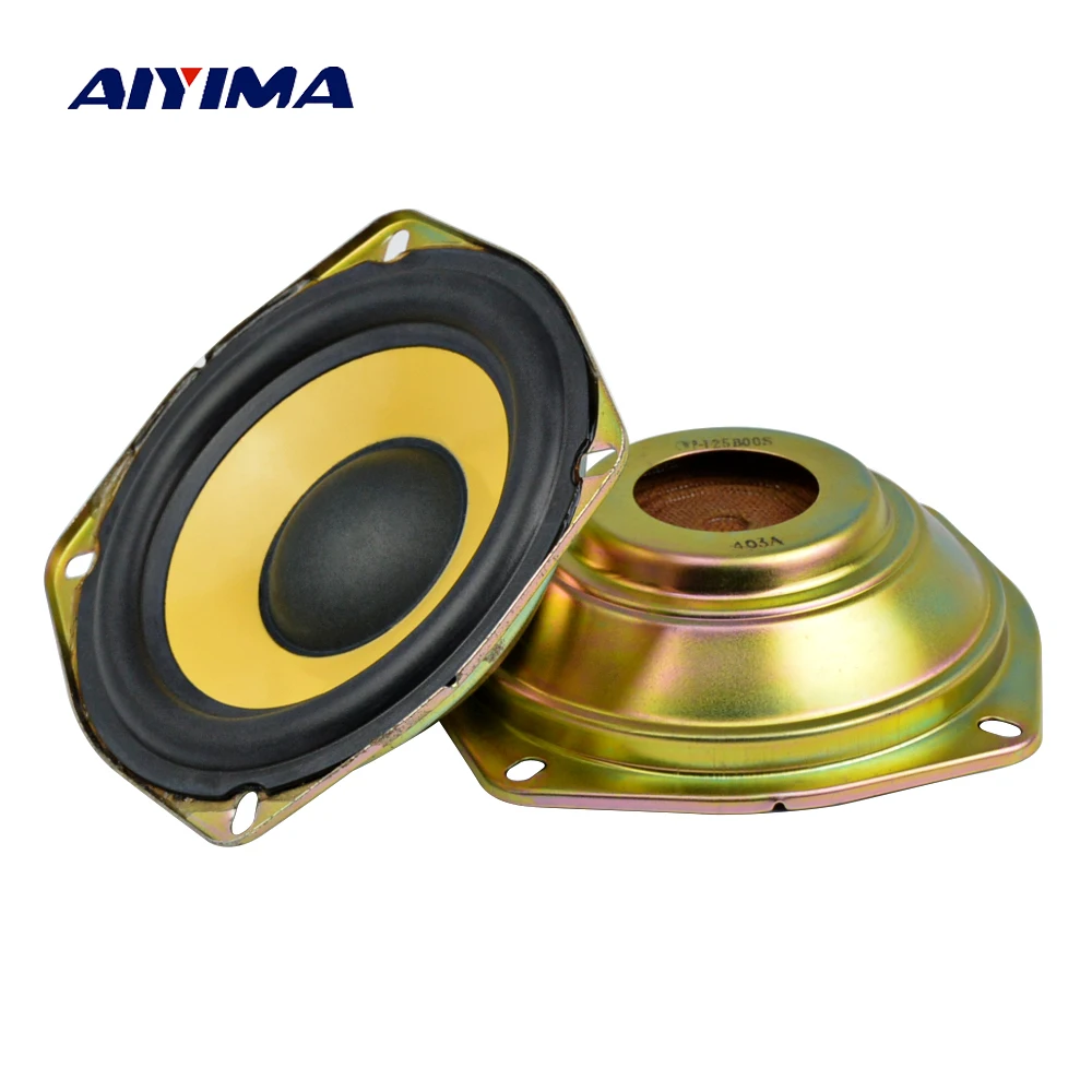 AIYIMA 2 шт. 5 дюймовый звуковой динамик Altavoz portátil пассивный радиатор