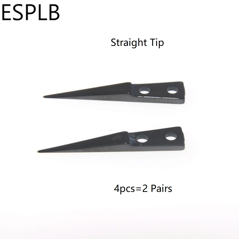 ESPLB черный керамический Пинцет кончик прямой/маленький изогнутый/большой изогнутый изолированный электронный сигаретный Пинцет кончик