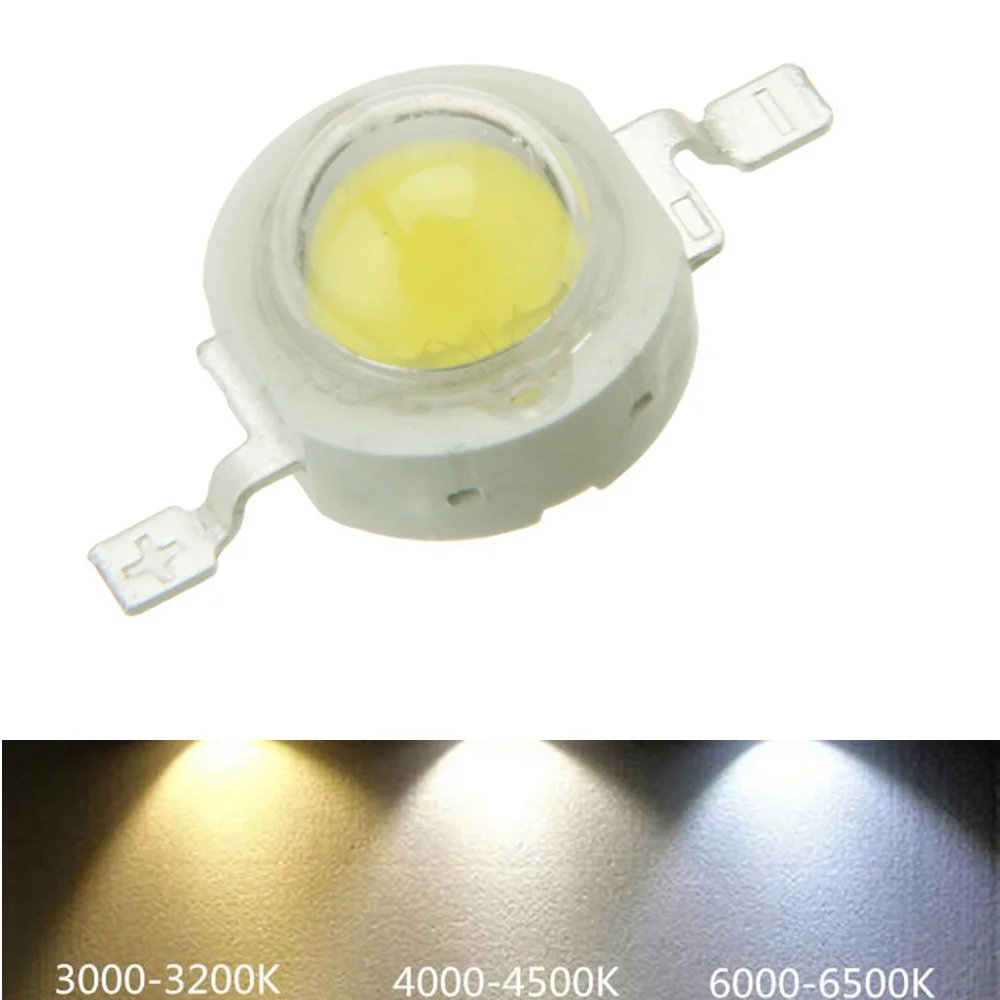10-1000 шт. светодиодный чип COB 1 Вт 3 Вт 3,2-3,6 В вход 100-220лм Мини светодиодный Диод SMD для DIY светодиодный прожектор точечный светильник