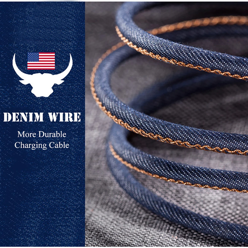 TOPK-Cowboy-Braided-Gold-plated-Plug-Fast-Charge-Data-Cable-Micro-USB-Cable-For-Samsung-Sony