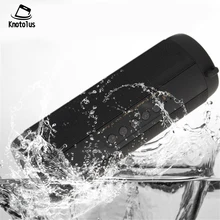 

Knotolus IPX7 Waterproof Outdoor HIFI Column Speaker Wireless Bluetooth Speaker Subwoofer Sound Box with Flashlight Suppor