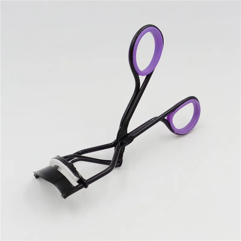 

Women Lady Portable Handle Eye Lashes Curling False Eyelashes Curlers Clip Beauty Makeup Tool for eyes Purple 1 pcs