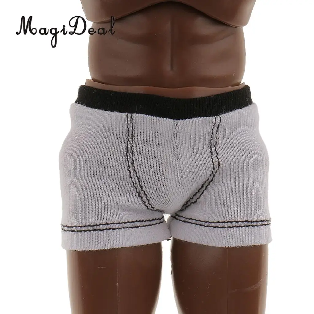 MagiDeal 1/6 весы белый хлопковый жилет и нижнее белье одежда для горячих игрушек боковое шоу 12 дюймов Мужская фигурка модель тела куклы Acce