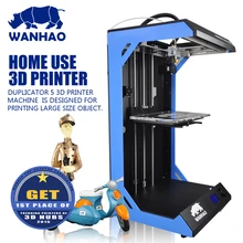 Большой размер сборки 3D принтер wanhao D5S, высокая точность DIY Kit с большой размер печати, Добавить нагревательный элемент для ABS, низкая цена