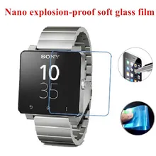 Nano explosionsgeschützte Weichen Glas Clear Schutzfolie Schutzfolie für Sony SmartWatch 2 SW2