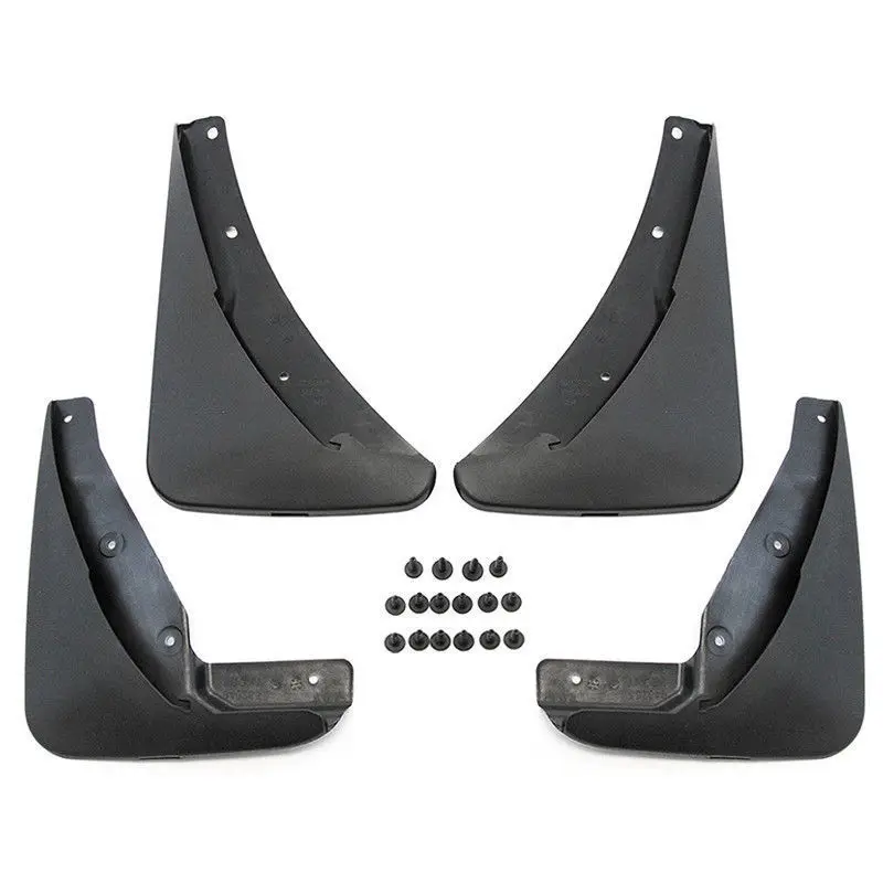 

Front Rear 4PCS Set Fender Splash Mud Guards Flaps For 15-19 Dodge challenger