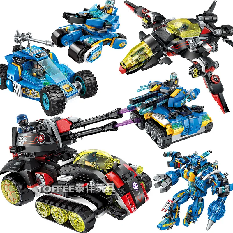 

City Police Series Police Station Building Blocks DIY Bricks Educational Toys For Children Compatible with Legoings City Blocks