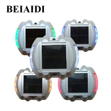 BEIAIDI 5 шт. солнечная дорога маркер стад свет 6LED Открытый Солнечный Безопасности Предупреждение свет Дороге сад проход дворе свет Dock