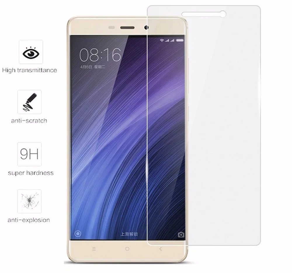 سامسارا 9 H الصلب الزجاج المقسى ل Xiaomi redmi 4a شاشة حامي ل xiomi redmi 4a واقية فيلم على الخليوي الهاتف الزجاج 2.5d