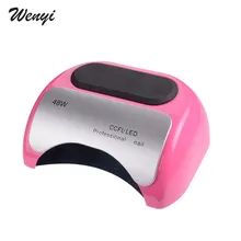 Профессиональный 48 Вт CCFL Светодиодный УФ-светильник, лампа для сушки ногтей, Гель-лак для отверждения ногтей, лампа для сушки с Индукционным таймером