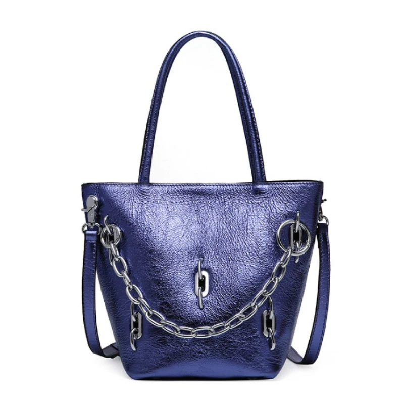 Genuine Leather Women Bags Female Handbags Bucket Bag High Quality Chains Shoulder Bags Large Capacity Ladies Messenger Bags Genuine Leather Women Bags Female Handbags Bucket Bag High Quality Chains Shoulder Bags Large Capacity Ladies Messenger Bags