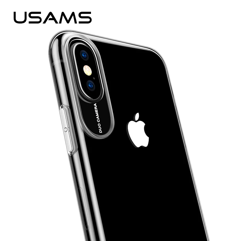 USAMS Оригинальный чехол для iPhone X ультра-тонкий ТПУ iPhoneX защитный телефона |