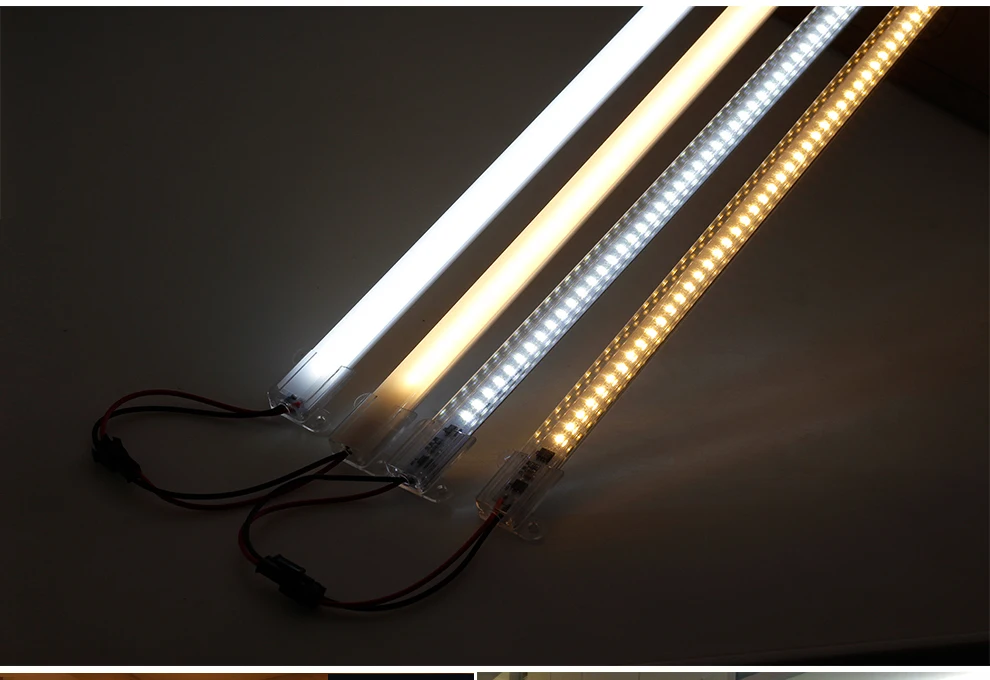 72 LED Rigid Light Bar Tube - 6W LED Fluorescent Replacement Strip 220V