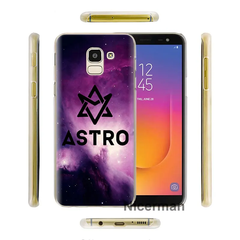 KPOP ASTRO группа мальчиков телефон чехол s для samsung Galaxy A6 A8+ A7 A9 A30 A50 A70 A80 M10 M30 ПК Жесткий Чехол Крышка