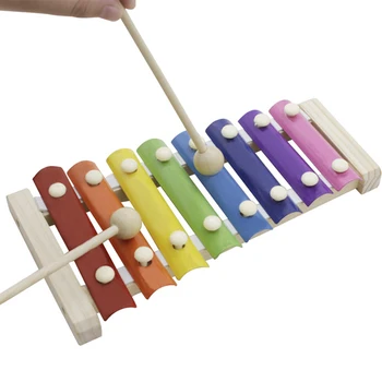 

Hand Knocking Piano Octave Musical Hand Xylophone - Colorful