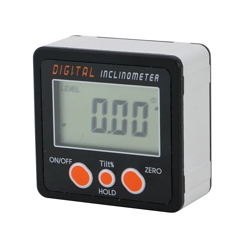 Digital Inclinometer Level Protractor Angle Finder Bevel Gauge Magnet Aluminum