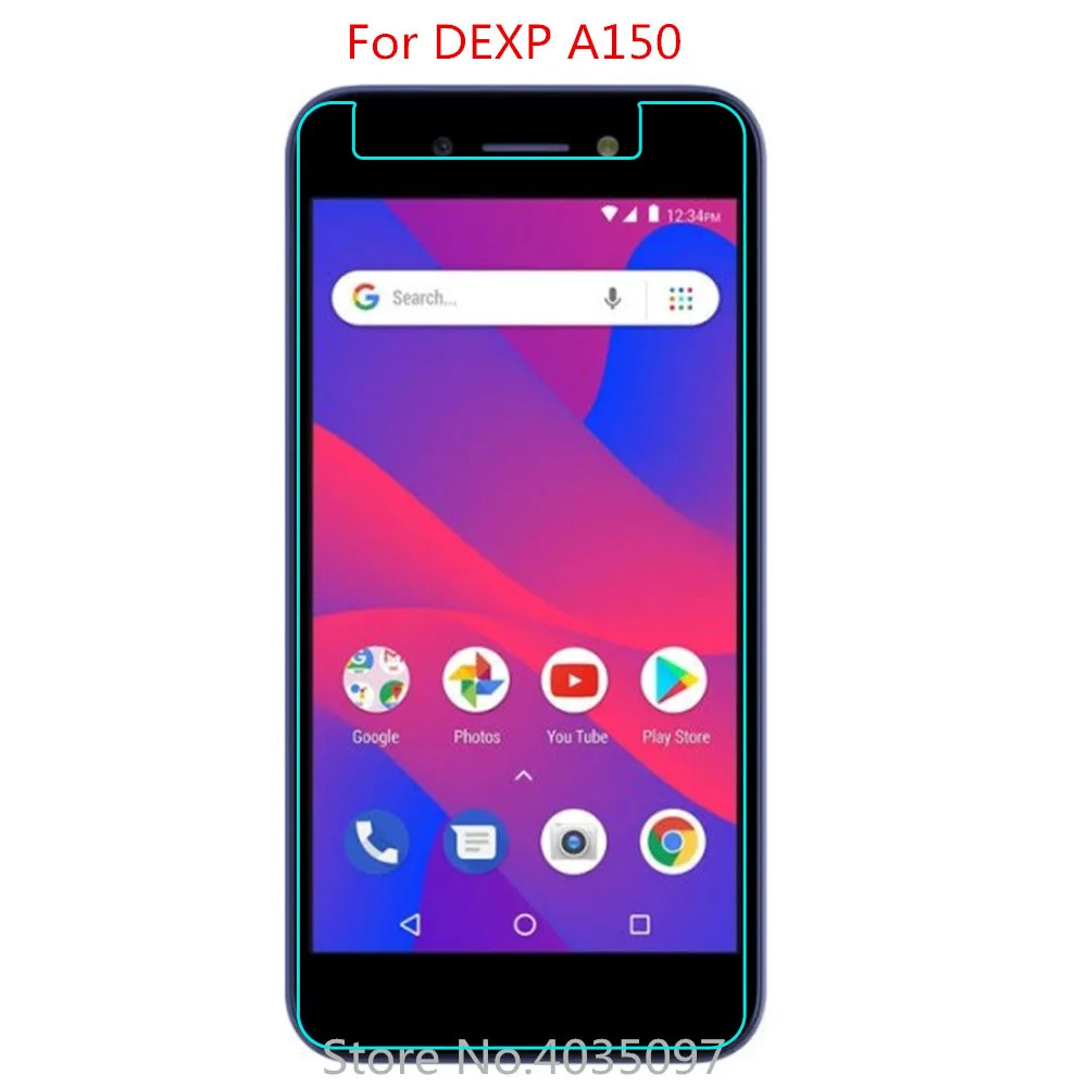 9H 2.5D Закаленное стекло для DEXP A150 на телефон защитная пленка стекло|Защитные