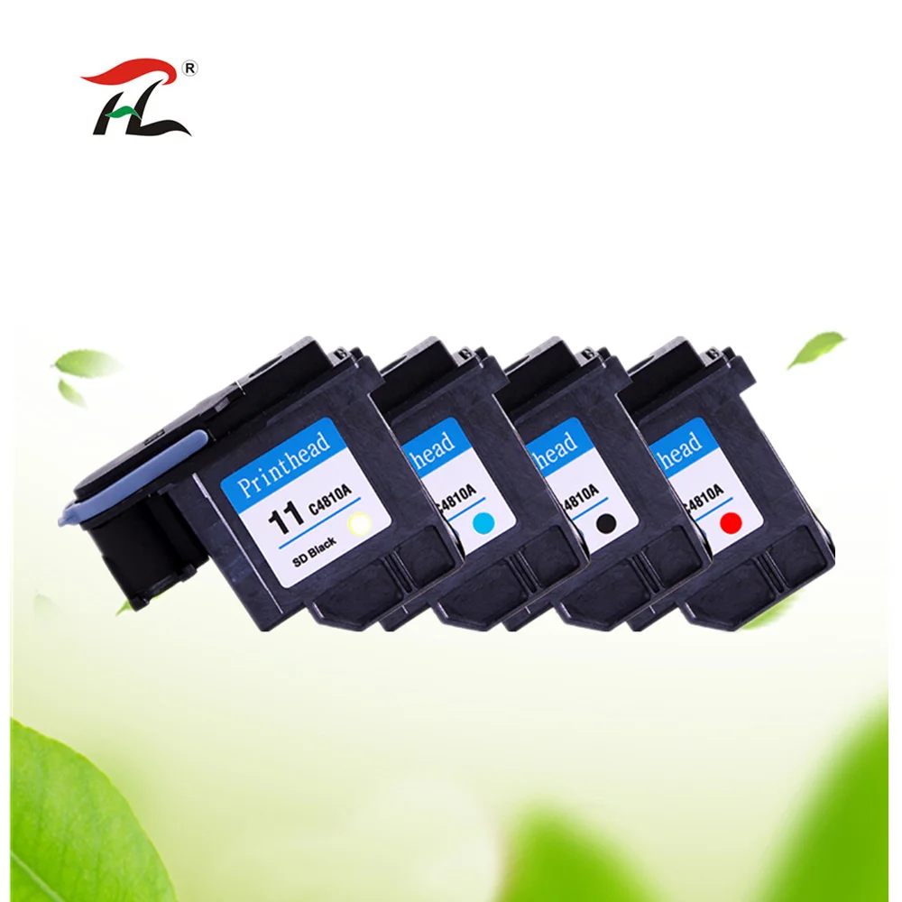 Восстановленная печатающая головка 4PK для HP 11 C4810A C4811A C4812A DesignJet 100 110 111 120 120nr 500