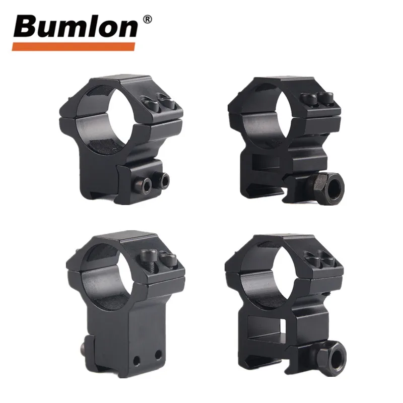 Hunting 2 x 25.4mm QD Quick Release Scope Mount Ring 20mm Dovetail