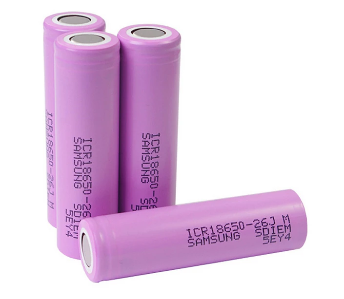 

Genuine Korea Produced ICR18650-26JM 2600mah 18650 battery with solder tabs for DIY power bank and model airplane use