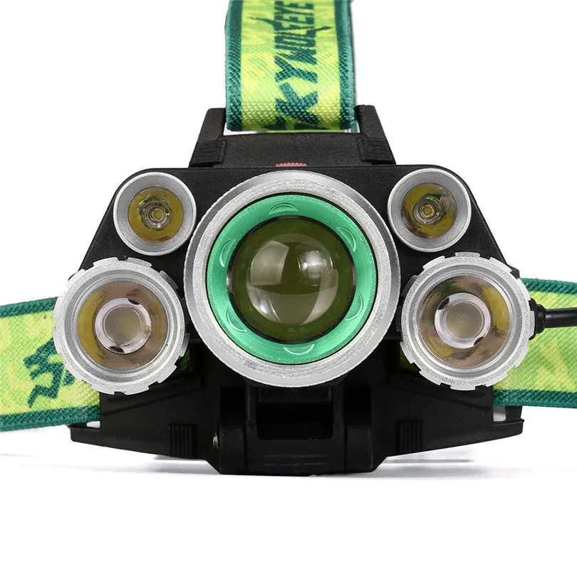 sky wolfeye Rechargeable Headlight 35000 LM 5X CREE XM-L T6 LED Headlamp Travel Head Torch for cycling camping hiking A30 sky wolfeye Rechargeable Headlight 35000 LM 5X CREE XM-L T6 LED Headlamp Travel Head Torch for cycling camping hiking A30