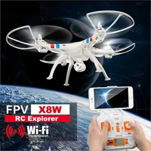Профессиональный вертолет FPV-системы x8w 2.4 г 4ch 6 оси Drone с HD камера в реальном времени transimition 360 градусов вращающийся RC игрушка в подарок