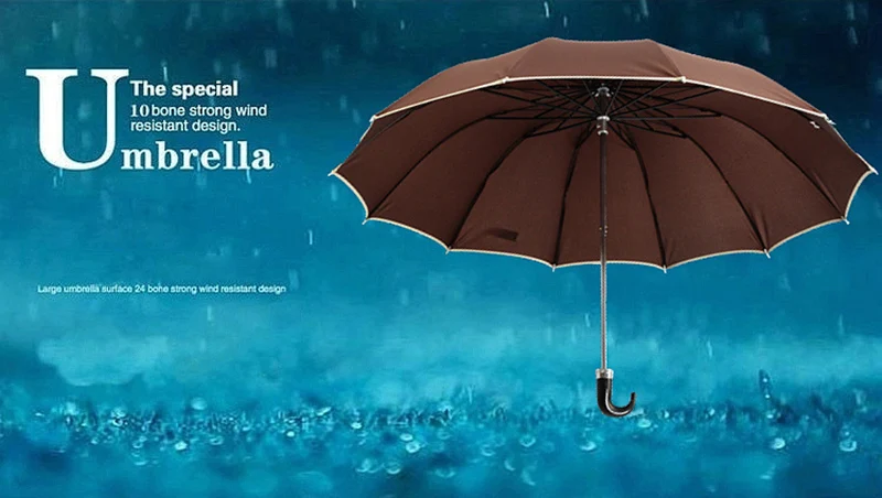 Креативный 2 складной зонтик женский полуавтоматический Ветрозащитный складной 12 ребер Зонты Дождь Мужчины Дети сильный зонтик