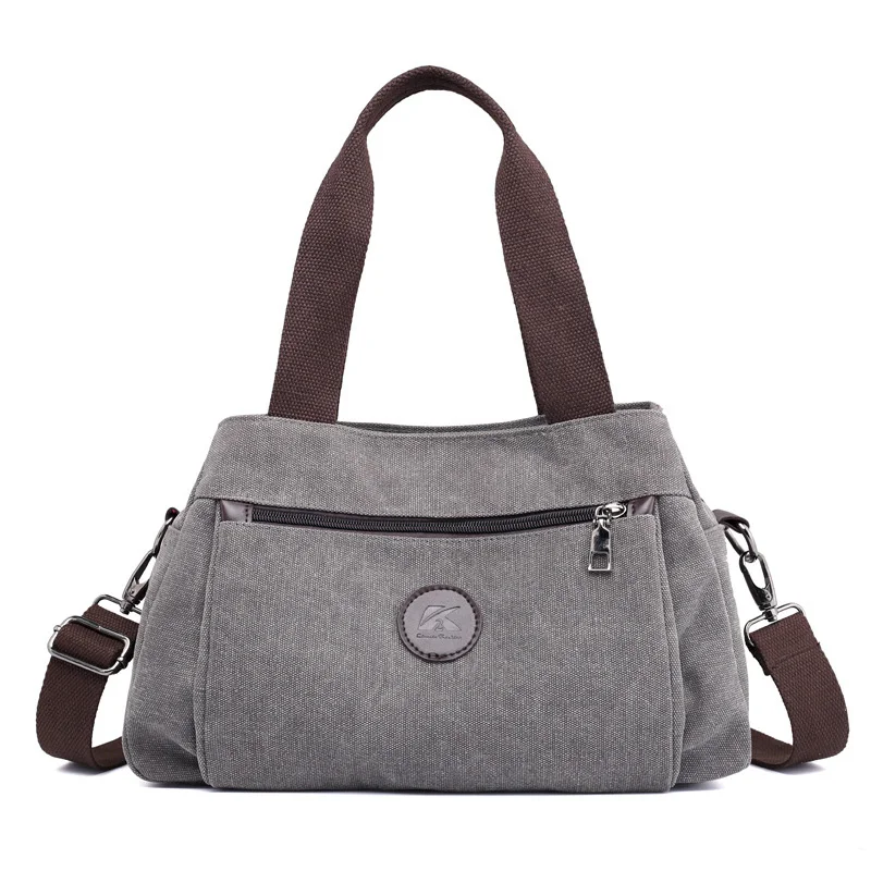 

Multi-Functional Canvas Handbag Fashion Women's Trend High Quality Texture Soft Large Capacity Design Exquisite Shopping Bag