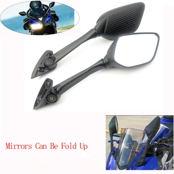 

evomosa Motorcycle Motorbike Side Mirrors Blind Spot Rearview Mirrors For Yamaha YZF R3 R25 2015 2016 2017 YZF-R3 YZF-R25