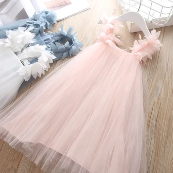 

Toddler Dress Fashion Clothes Birthday Baptism Newborn Christening Wear 2 6 Years Ruffle Sleeveless Romper Baby Princess Dresses