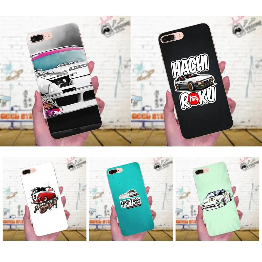 

For Xiaomi Redmi Note 2 3 3S 4 4A 4X 5 5A 6 6A Pro Plus Soft TPU Mobile Fashion Drift Cars Auto JDM