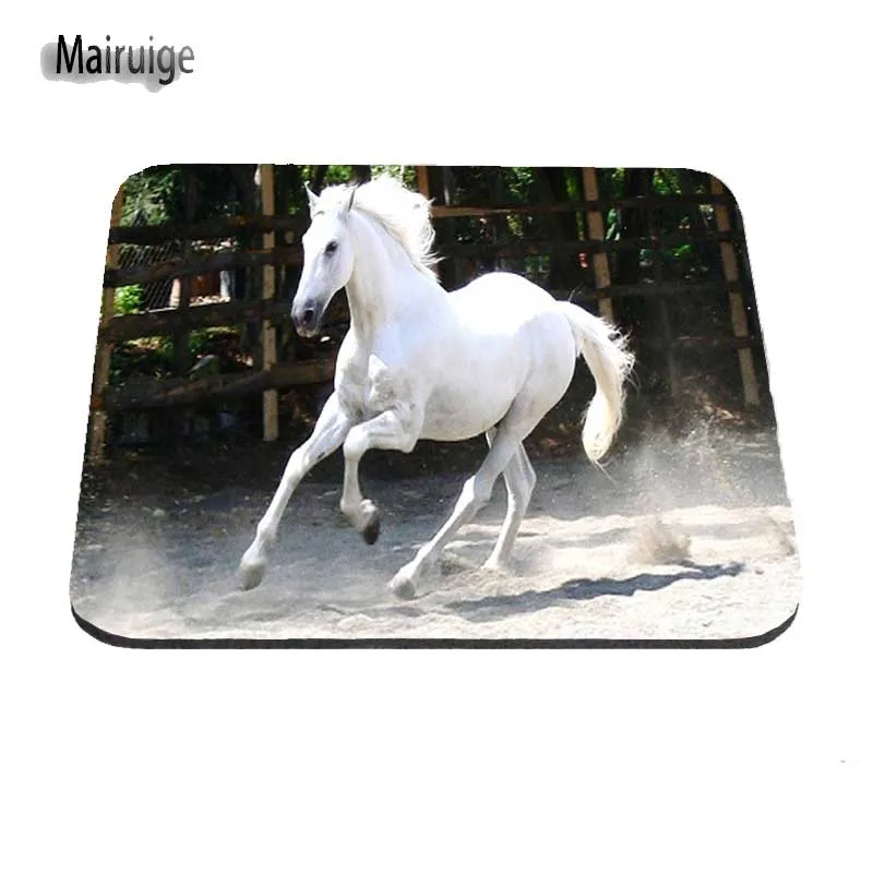 Mairuige Высококачественная лошадь принты дизайн прочный прямоугольник Коврик для компьютерной мыши коврик 180 мм x 220 мм x 2 мм и 29*25 см и 25*20*2 см