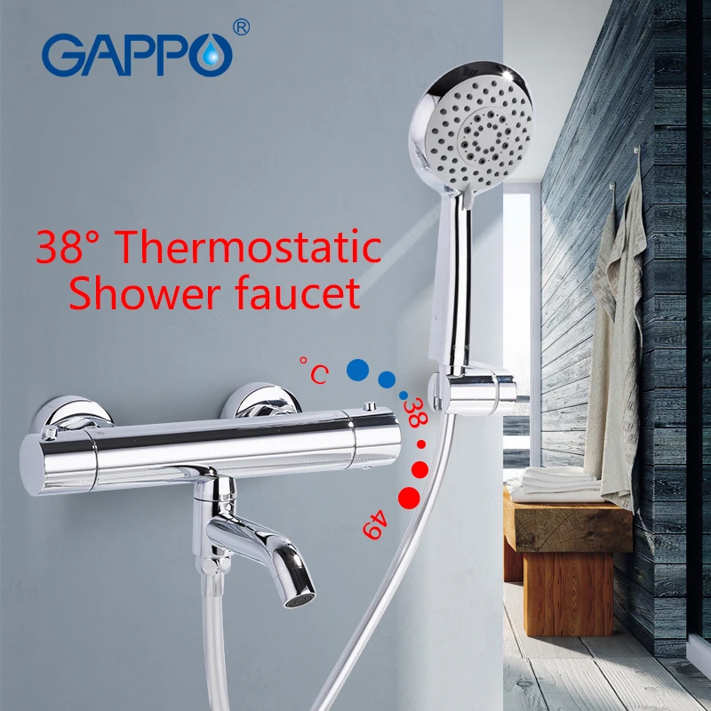

GAPPO Bathtub Faucets bath tap mixer thermostatic shower faucet bathtub shower head bathroom shower torneira do anheiro