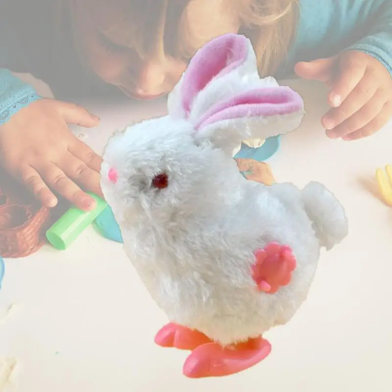 Cute Hopping Rabbit Animal Plush Birthday Gifts Interactive Toy for Children Cute Hopping Rabbit Animal Plush Birthday Gifts Interactive Toy for Children