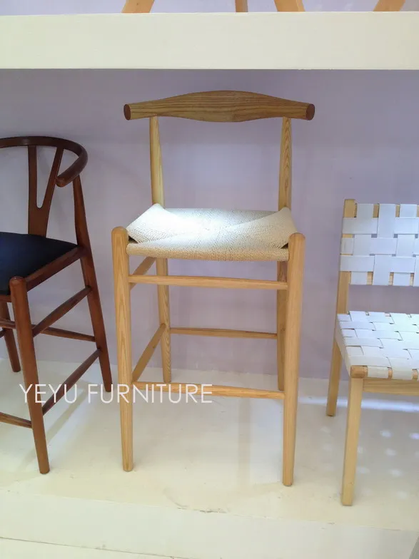 Минималистический современный дизайн твердые деревянные, из ясеня высокий барный стул бар высокий табурет, мебель гостиной мебель хороший дизайн счетчик стул